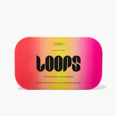 LOOPS Glow Gang Facial Mask - 3ct/1.18oz