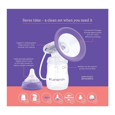Lansinoh Extra Pumping Set