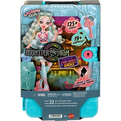 Monster High Skulltimate Secrets Gore-geous Oasis Playset, Lagoona Blue Doll and Accessories