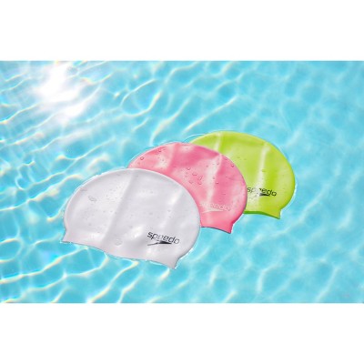 Speedo Silicon Swim Cap - Purple