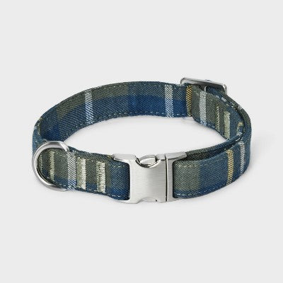 Plaid Fashion Dog Collar - M - Boots & Barkley
