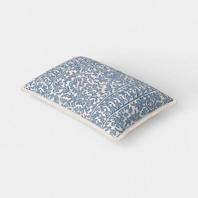 Lumbar Floral Throw Pillow blue - Threshold