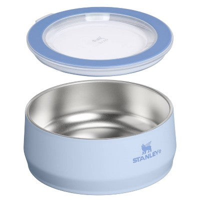 Stanley 3 Cup Stainless Steel Pet Bowl - Light Denim Western