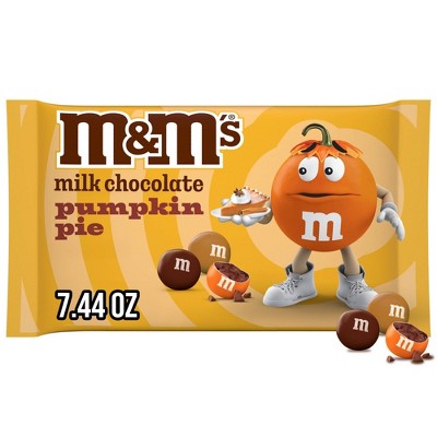 M&M's Halloween Milk Chocolate Pumpkin Pie Candy - 7.44oz