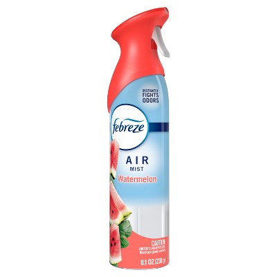 Febreze Air Mist Odor-Fighting Air Freshener - Watermelon - 8.1oz: Dye-Free, Phthalate-Free, Non-Powered
