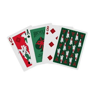 Bicycle Dalmatians Green Playing Cards