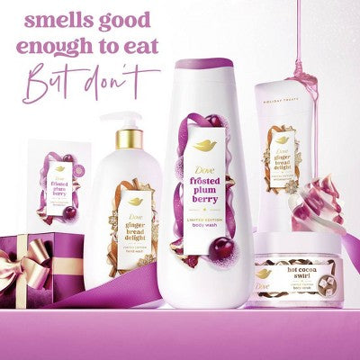 Dove Beauty Limited Edition Holiday Treat Mini Body Washes Giftpack - Sugar Cookie Sprinkle & Frosted Plum Berry - 6 fl oz/2pk