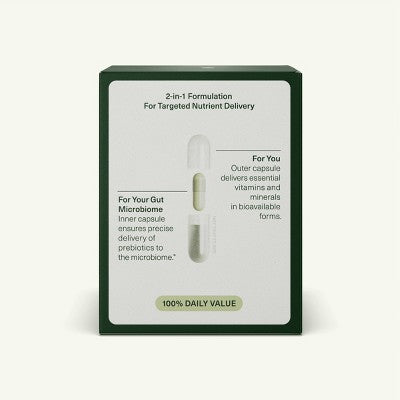 Seed DM-02 Daily Multivitamin Caplets Prebiotics - 30ct