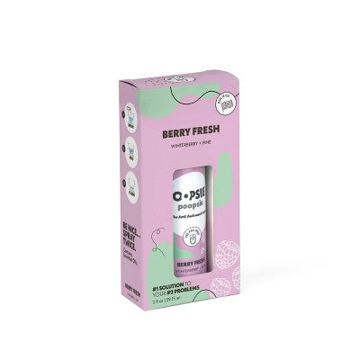 Oopsie Poopsie Toilet Odor Eliminator Toilet Spray - Berry Fresh - 2 fl oz