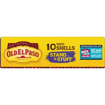 Old El Paso Gluten Free Vegan Stand 'n Stuff Yellow Corn Taco Shells - 4.7oz/10ct