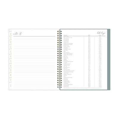 Blue Sky Life Note It 2024-25 Weekly/Monthly Planner 9"x7" Wirebound Neena: Academic Agenda, Adult Stationery, July-June