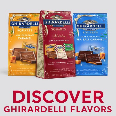 Ghirardelli Christmas Candy Chocolate Assorted Squares Bag - 4.5oz