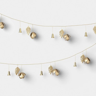 Easter Gold Metal Botanical Garland - Threshold