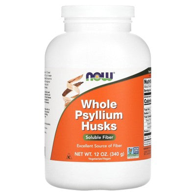 NOW Foods Whole Psyllium Husks, 12 oz (340 g)