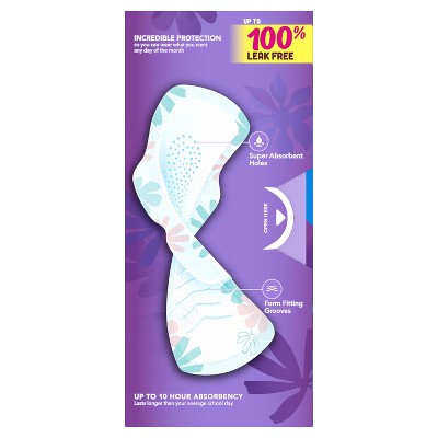 Always Radiant Size 3 Teen Unscented Pads - Extra Heavy - 20ct