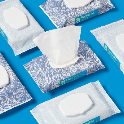 Flushable Cleansing Wipes - Fresh Scent - 8pk/60ct - up&up