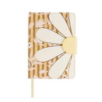 FRINGE Faux Leather Wrapped Flex Cover Journal Daisy Pop