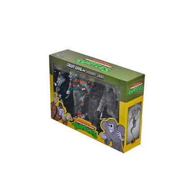 NECA Teenage Mutant Ninja Turtles Cartoon Creepy Eddie and Shibano-Sama