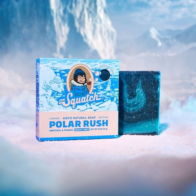 DR. SQUATCH Men's All Natural Bar Soap - Polar Rush - 5oz