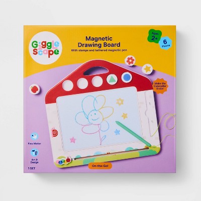 Magnetic Drawing Board - Gigglescape: Preschool Creativity & Fine Motor Skills, Ages 2+