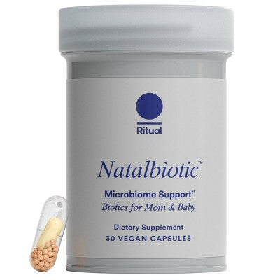Ritual Natalbiotic Microbiome Support Capsules Probiotics - 30ct
