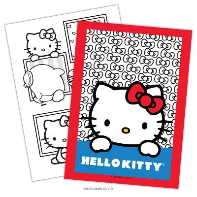 Hello Kitty Glitter & Color Book