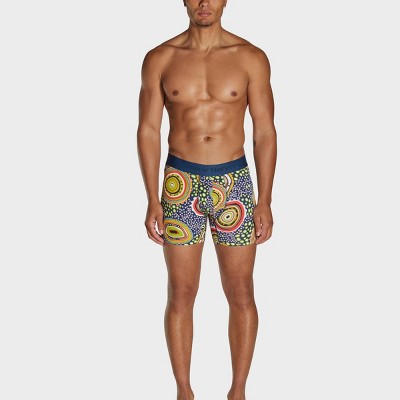 Pair of Thieves Men's Hustle Boxer Briefs 2pk - Amoeba XL: Tagless, Full Waistband Elastic, Abstract Pattern, Knit Fabric