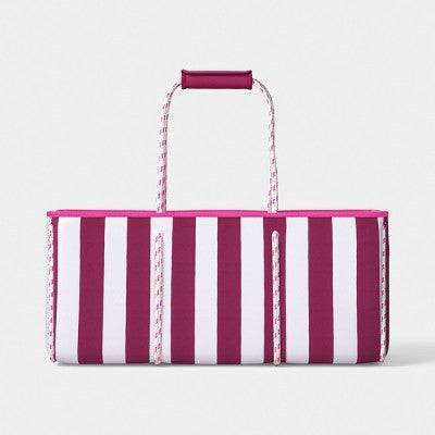 XL Beach Bag Red Stripe - Sun Squad