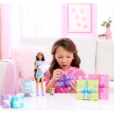 Barbie Party Unboxed Pet Birthday Series Doll and Accessories