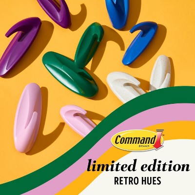 Command 2pk Damage-Free Medium Designer Hooks Arctic Freeze