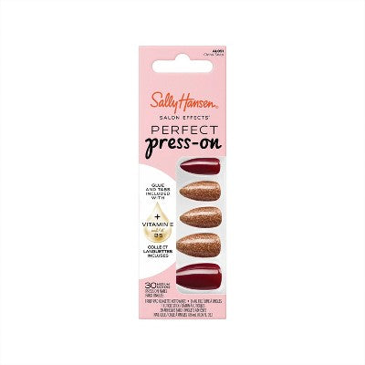 Sally Hansen Salon Effects Perfect Press-On Nails Kit - Cinna Snap - 24ct