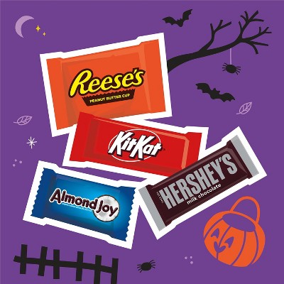 HERSHEY'S Chocolate Assorted Halloween Candy Snack Size - 13.13oz/25pc