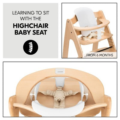Hauck Arketa High Chair and Cushion - Beech (LOCAL PICKUP ONLY)