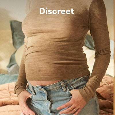 Frida Mom Dual Support Maternity Belly Band, Hip & Pelvis - Tan L/XL