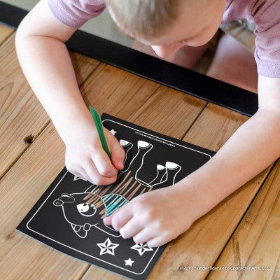 Bendon Licensed Scratch Art Rudolph