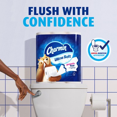 Charmin Ultra Soft Bath Septic-Safe Toilet Paper - 6 Mega XXL Rolls