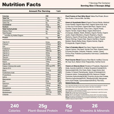 Ka'Chava All-In-One Plant Based Nutrition Shake Powder - Coconut Acai - 15.31oz