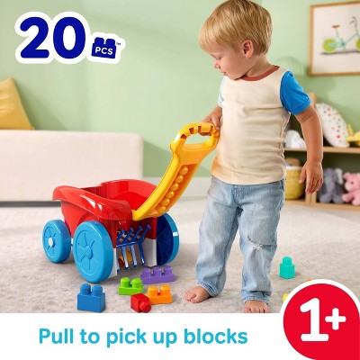 Mega Bloks Block Scooping Wagon Building Set