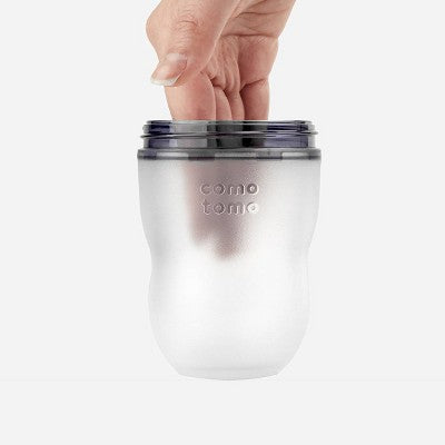 Comotomo Silicone Bottle 8-Oz (2 Pack)- Pink