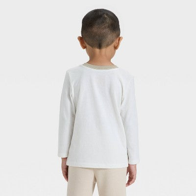 Toddler Boys' Animals Graphic T-Shirt - Cat & Jack Off-White 3T