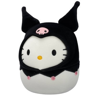 Hello Kitty 8" Squishmallows Plush in Kuromi Hoodie