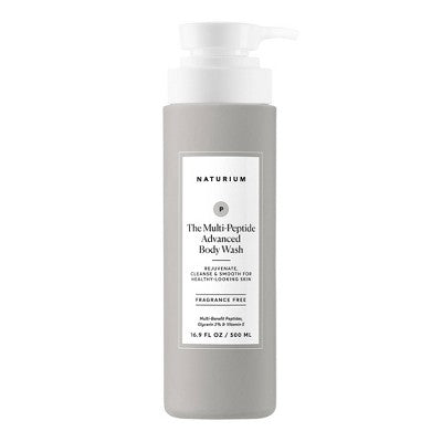 Naturium Multi-Peptide Advanced Body Wash - 16.9 fl oz: For Normal, Combination, Sensitive Skin, Unscented, Whole Body
