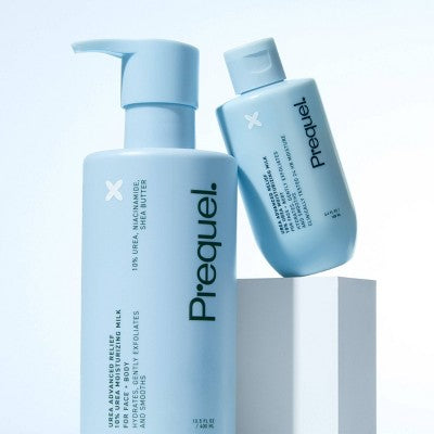 Prequel Urea Advanced Relief Face Moisturizing Milk - Travel Size - 3.4 fl oz: Contains Shea Butter, For Dry Skin, With Niacinamide