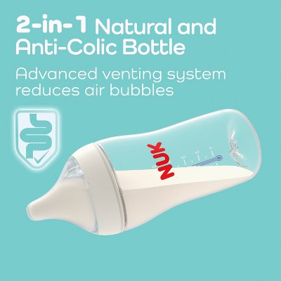 NUK Perfect Match Baby Bottle - Slow Flow - 5oz/3pk
