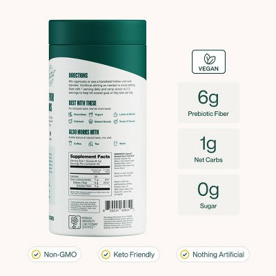 Supergut GLP-1 Booster for Craving Control & Digestive Health - Unflavored - 20 Servings