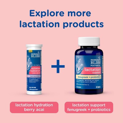 Mommy's Bliss Lactation Hydration Drink Tablets - Lemon Lime - 10ct