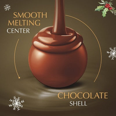 LINDOR, Lindt Gold Assorted Christmas Chocolate Candy Truffles - 5.1oz