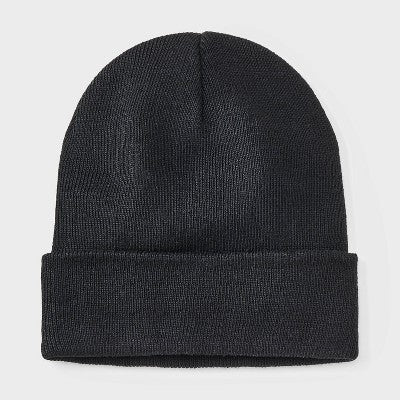 Women's Essential Beanie Hat - Wild Fable Black