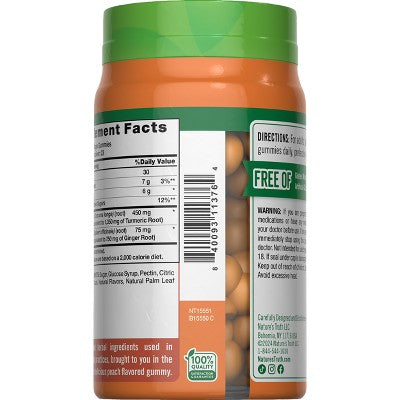 Nature's Truth Turmeric & Ginger Vegan Gummies - 70ct