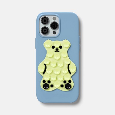 Suction 'Bear' Mount - heyday Green: Silicone Phone Stand Holder